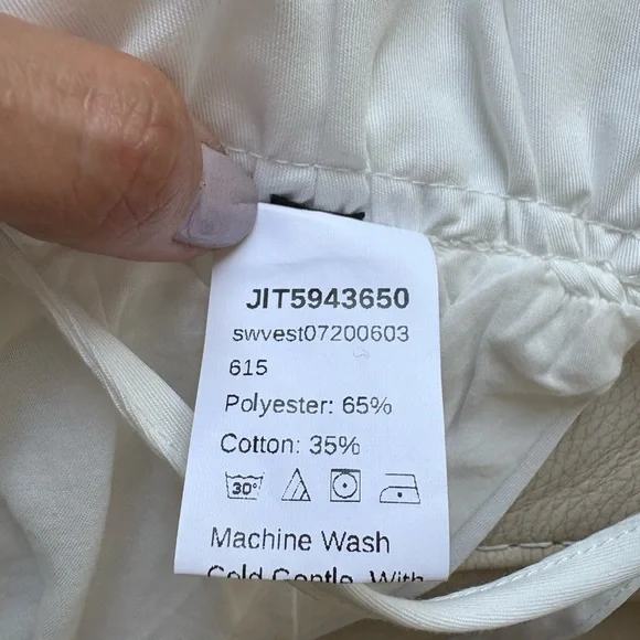 White Ruffled Women's Top - Picture 5 of 5